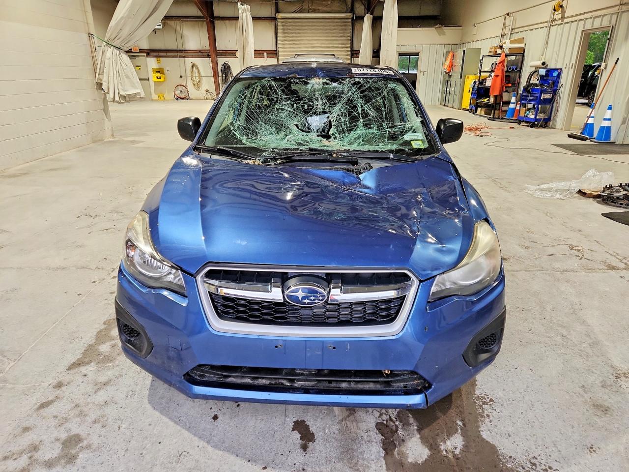 2014 Subaru Impreza Blue vin: JF1GPAA69E8313744