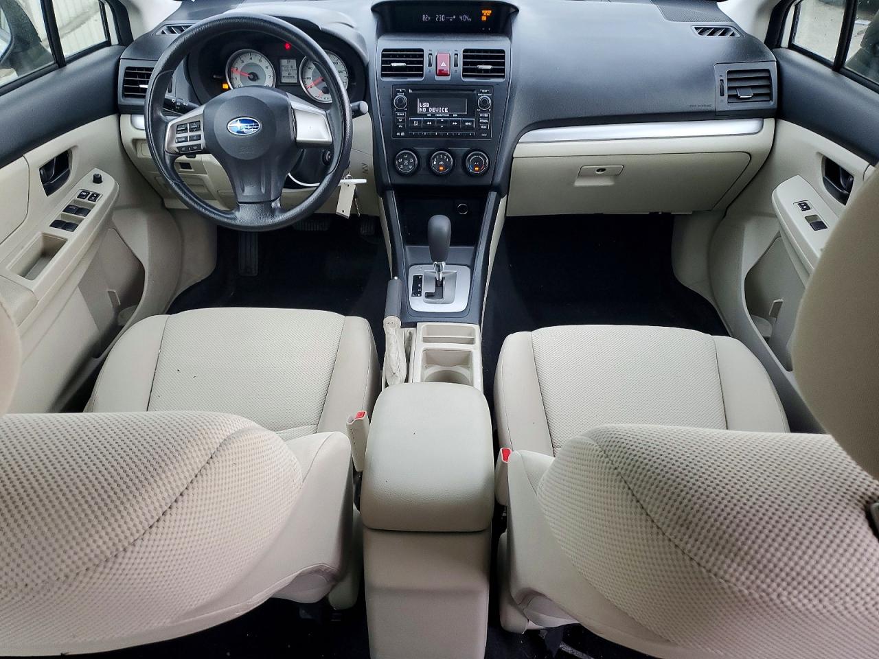 2014 Subaru Impreza White vin: JF1GPAA69E8318099