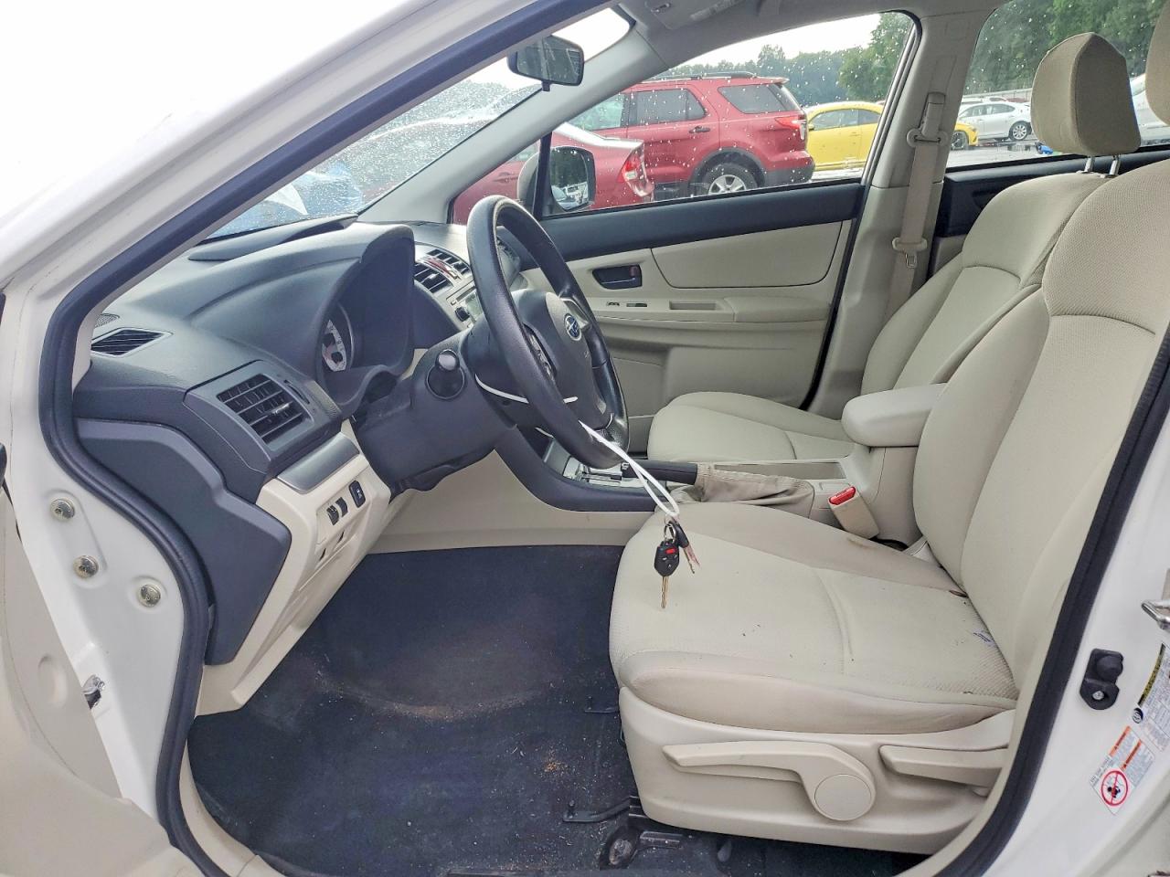 2014 Subaru Impreza White vin: JF1GPAA69E8318099