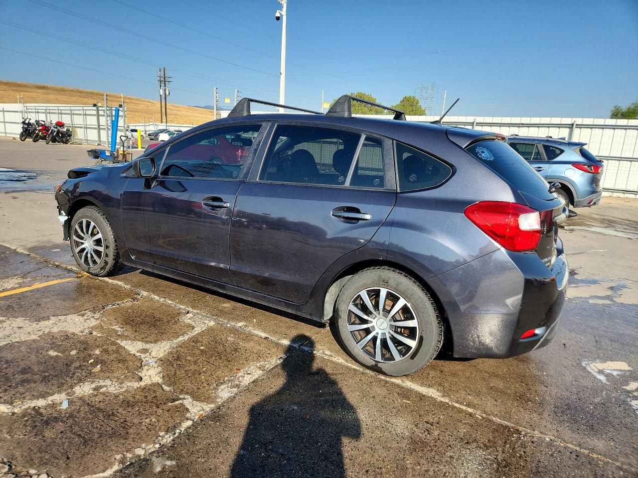 2015 Subaru Impreza Gray vin: JF1GPAA69FH276485