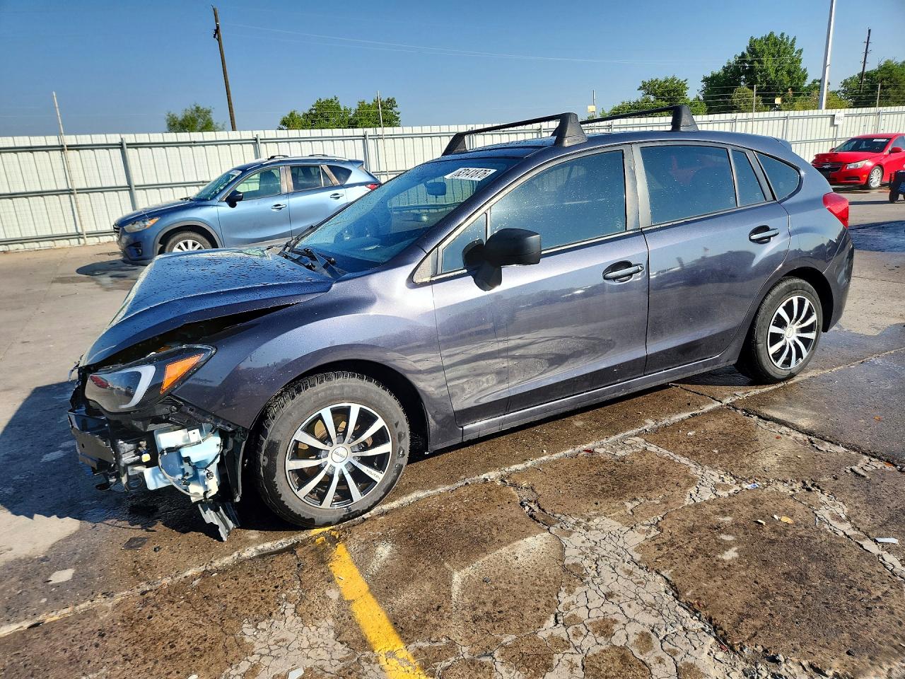 2015 Subaru Impreza Gray vin: JF1GPAA69FH276485