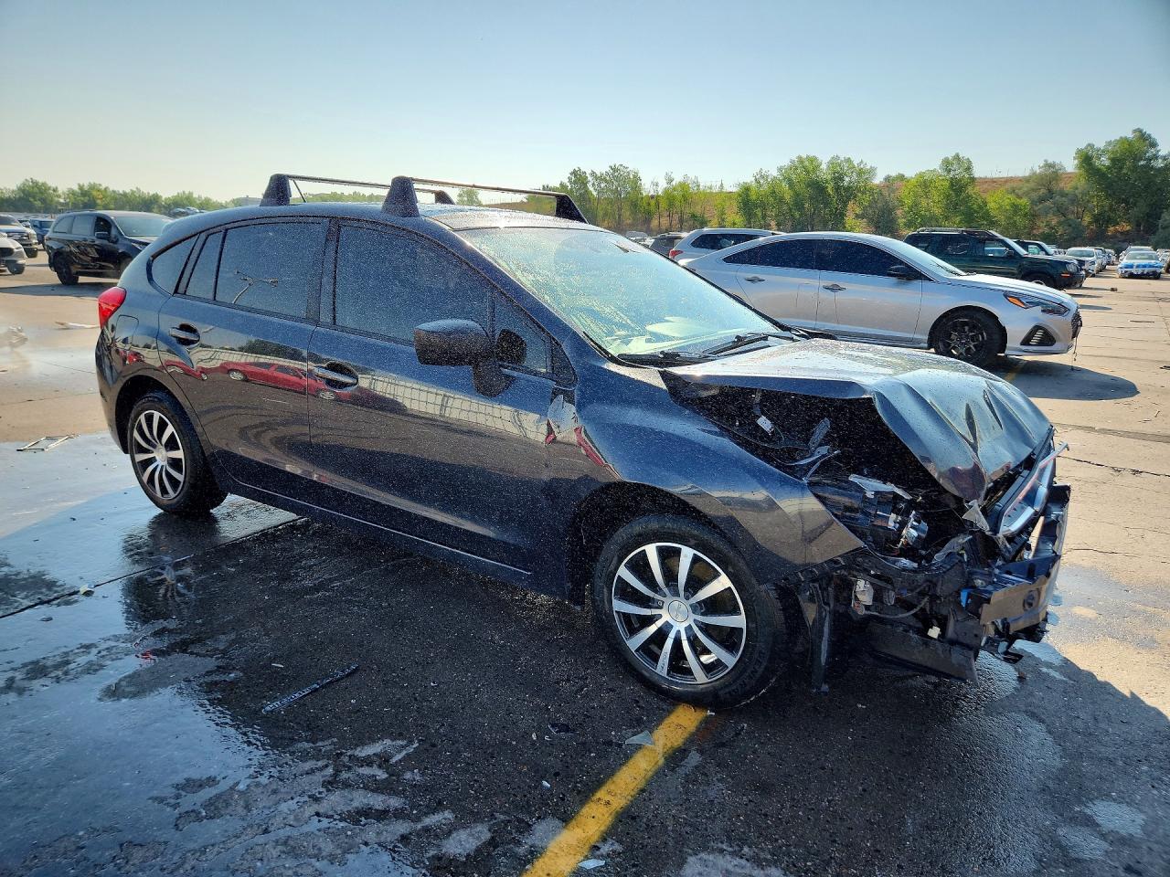 2015 Subaru Impreza Gray vin: JF1GPAA69FH276485