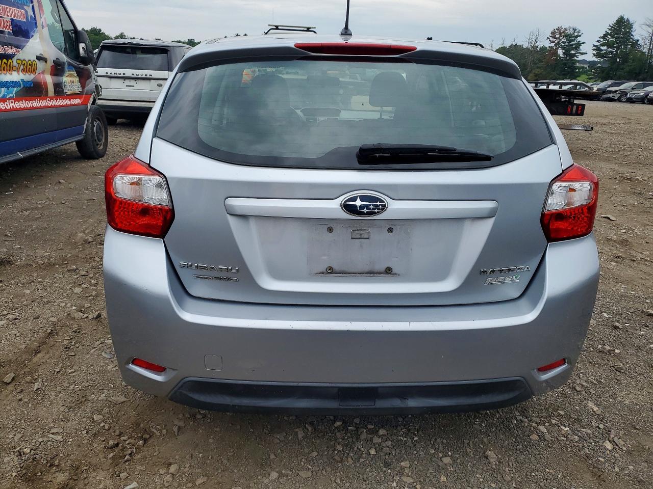 2012 Subaru Impreza Silver vin: JF1GPAA6XCH207980