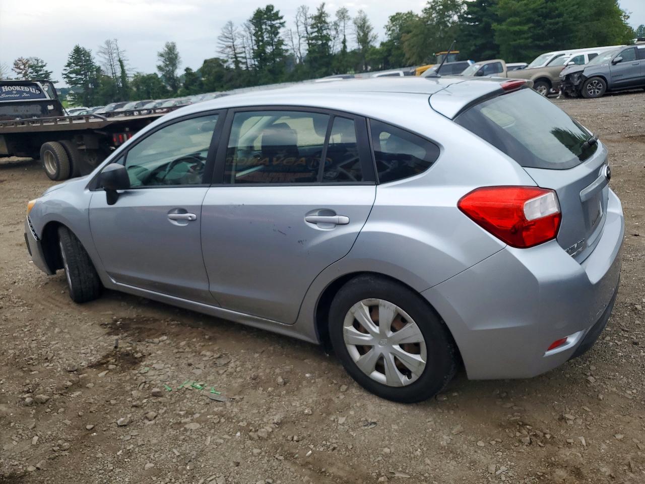 2012 Subaru Impreza Silver vin: JF1GPAA6XCH207980