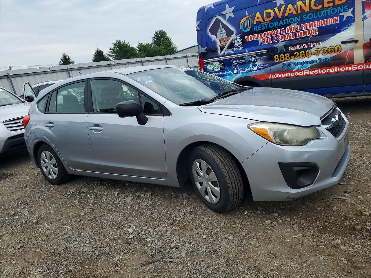 2012 Subaru Impreza Silver vin: JF1GPAA6XCH207980