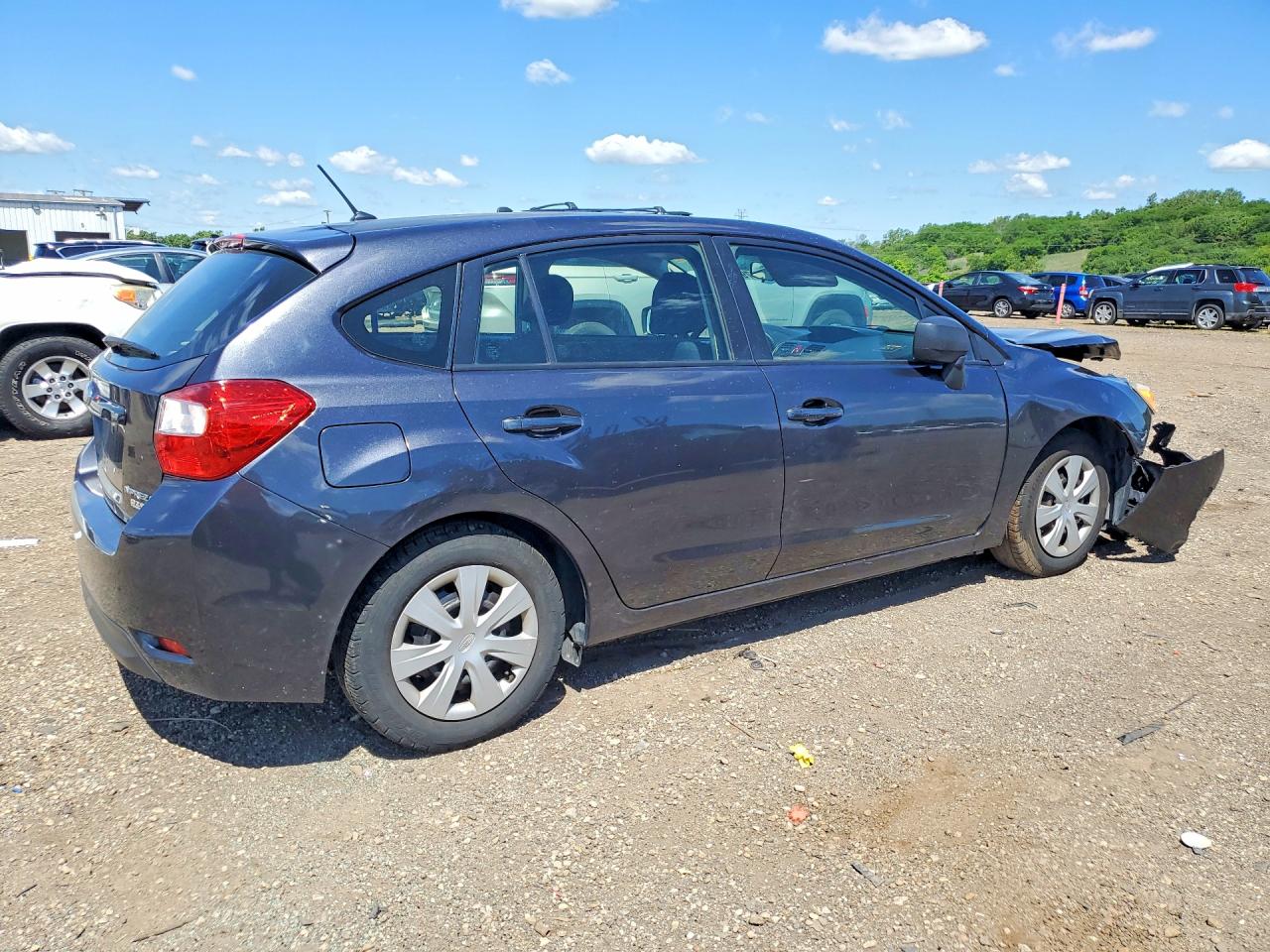 2012 Subaru Impreza Gray vin: JF1GPAA6XCH246312