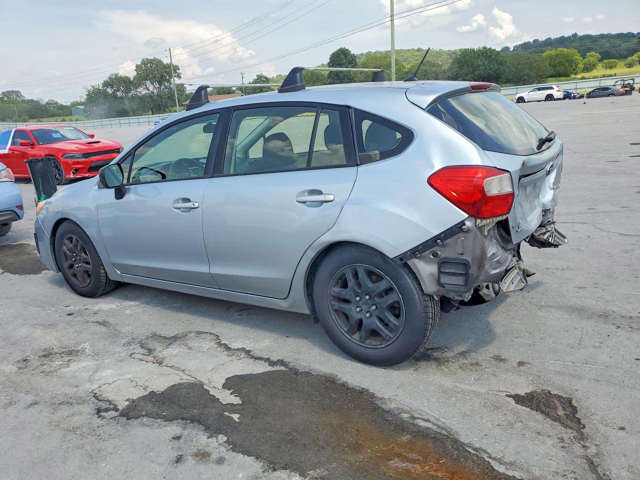 2013 Subaru Impreza Silver vin: JF1GPAA6XDH204918