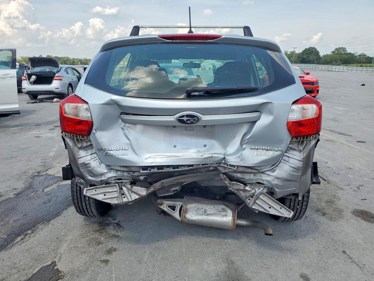 2013 Subaru Impreza Silver vin: JF1GPAA6XDH204918
