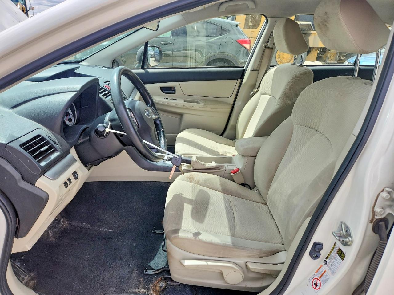 2014 Subaru Impreza White vin: JF1GPAA6XE8298140