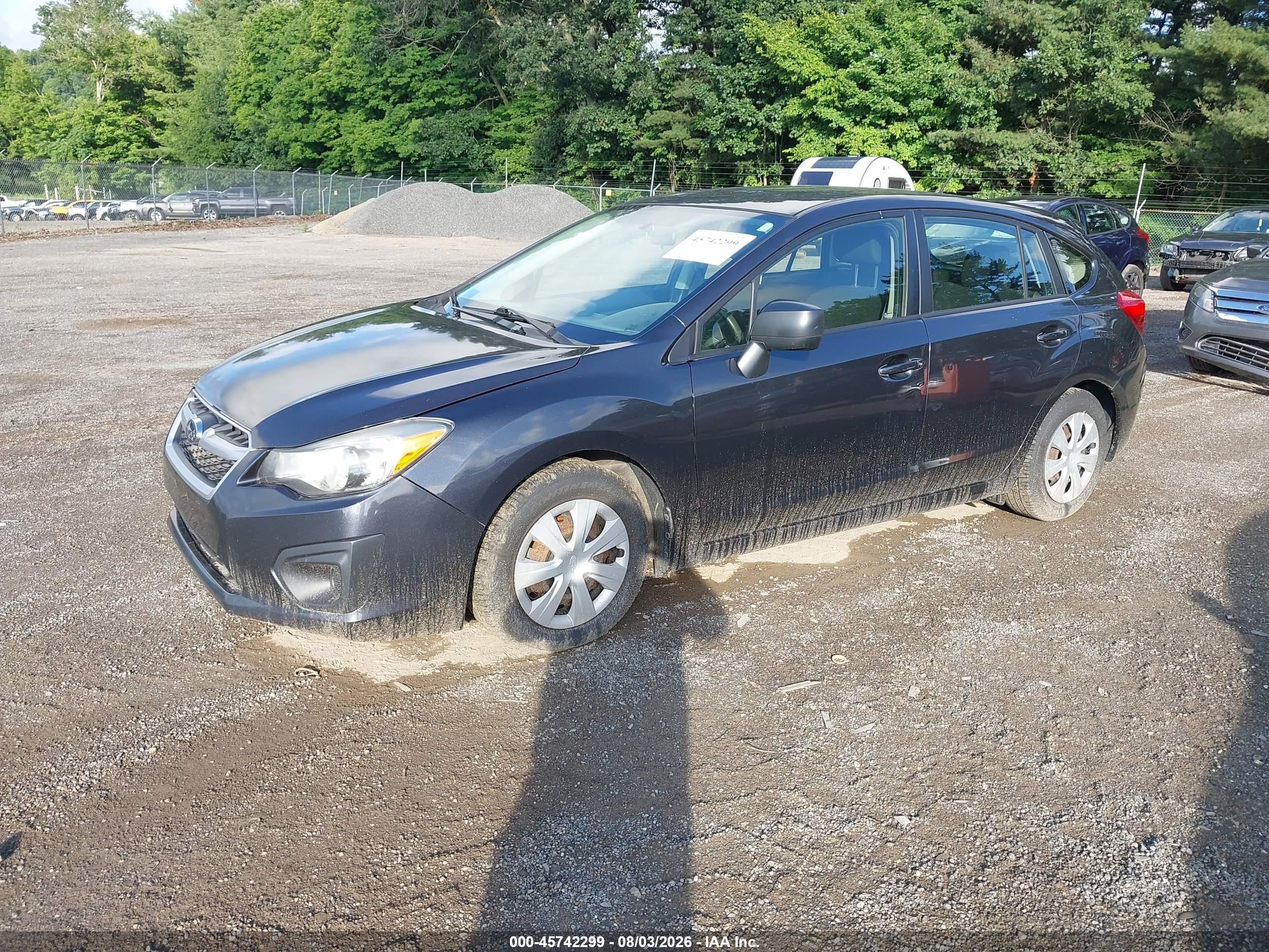 2014 Subaru Impreza 2.0i Black vin: JF1GPAA6XE8299739