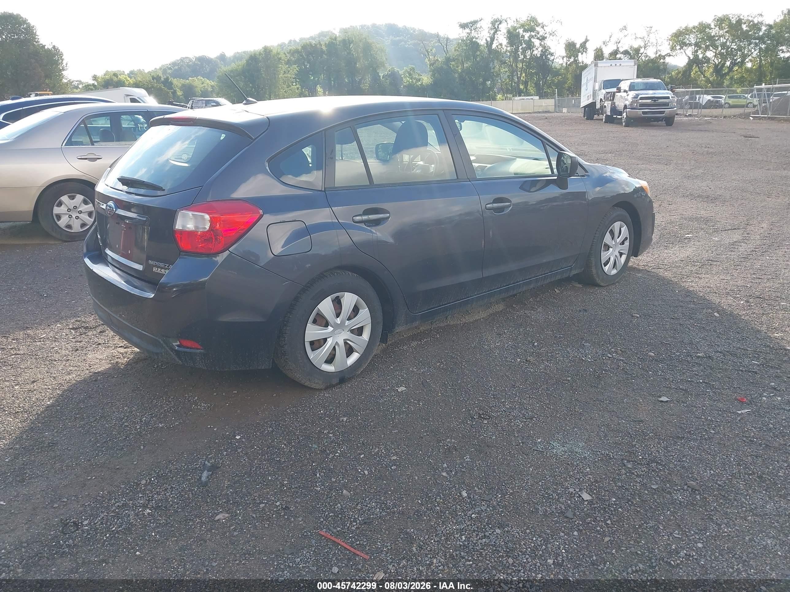 2014 Subaru Impreza 2.0i Black vin: JF1GPAA6XE8299739