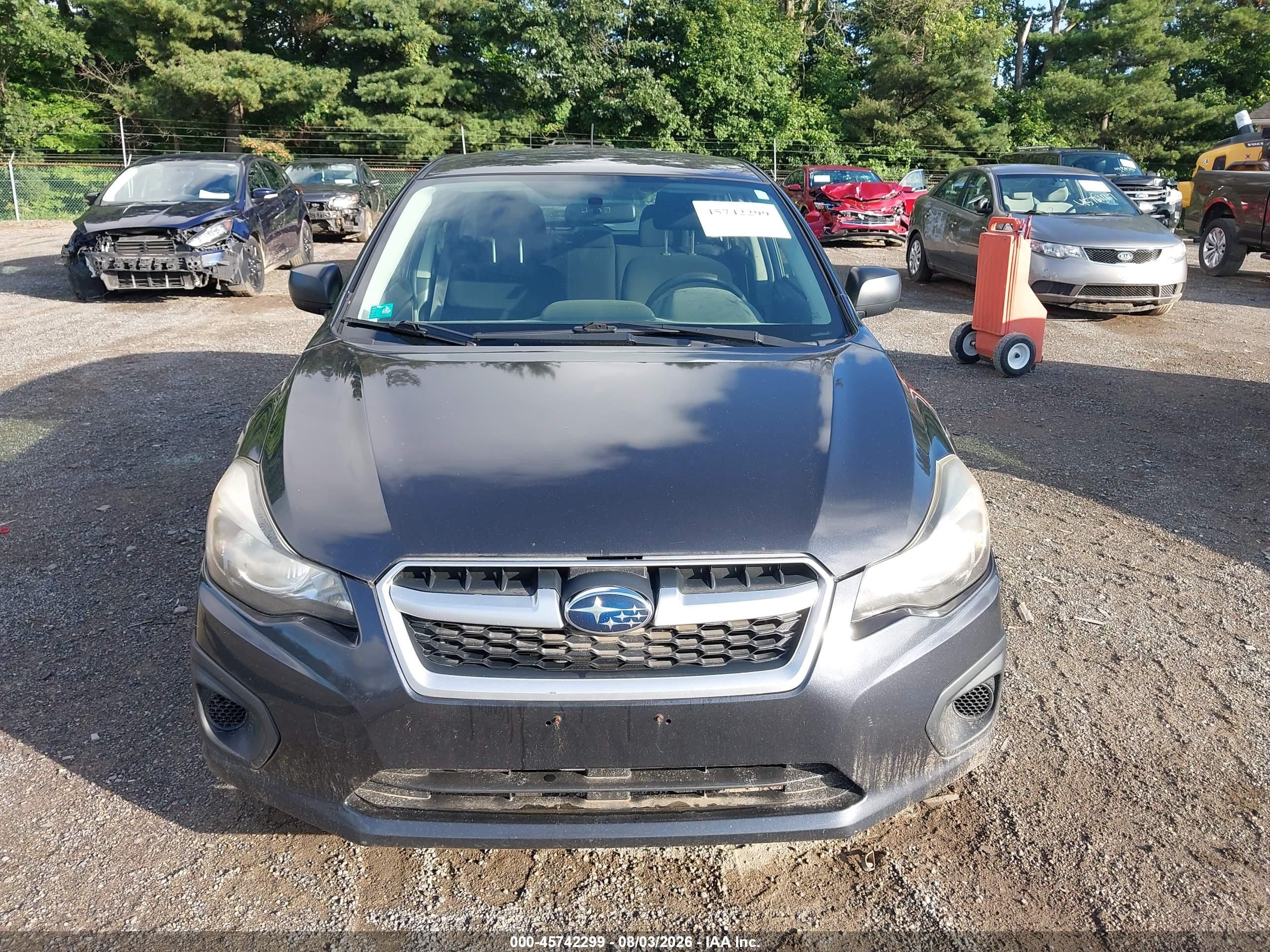 2014 Subaru Impreza 2.0i Black vin: JF1GPAA6XE8299739