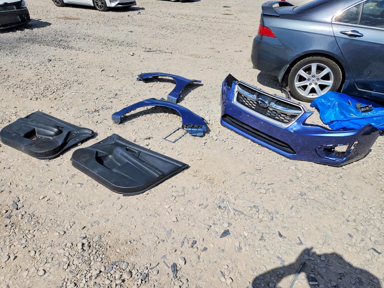 2014 Subaru Impreza Синий vin: JF1GPAA6XE8338331