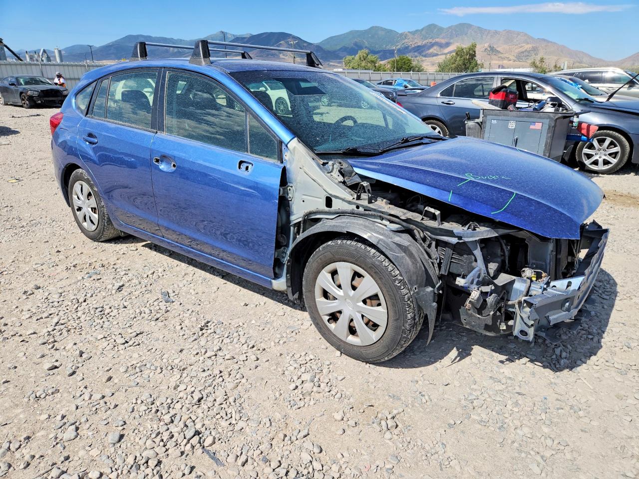 2014 Subaru Impreza Синий vin: JF1GPAA6XE8338331