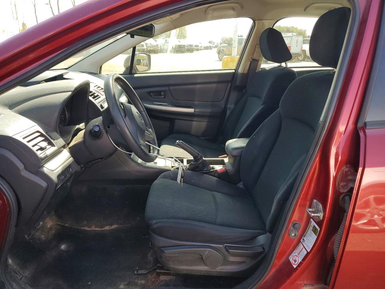 2015 Subaru Impreza Red vin: JF1GPAA6XF8200984