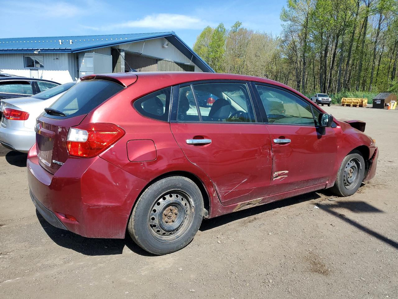 2015 Subaru Impreza Red vin: JF1GPAA6XF8200984