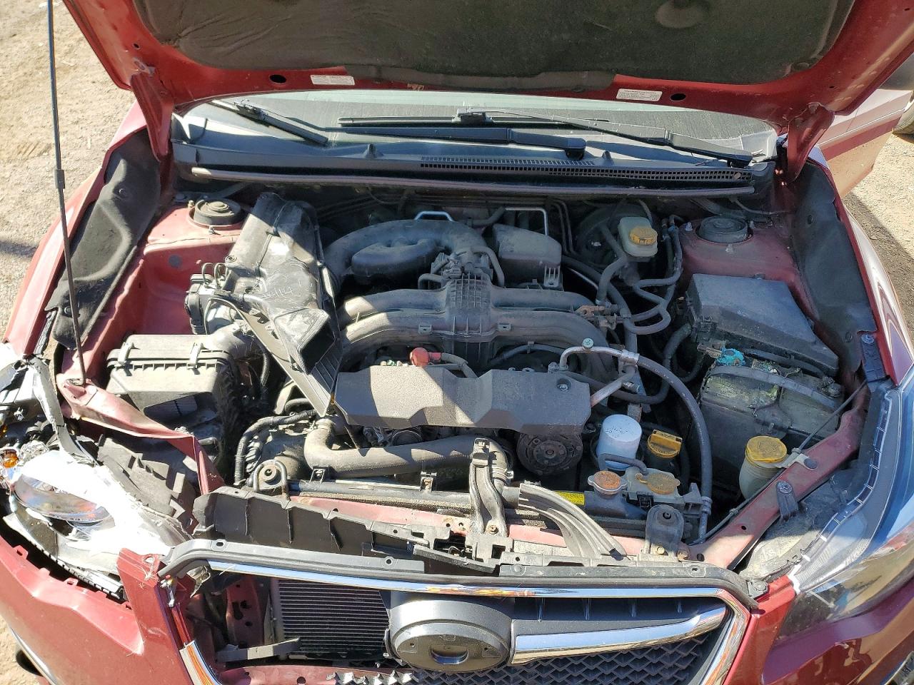 2015 Subaru Impreza Red vin: JF1GPAA6XF8200984