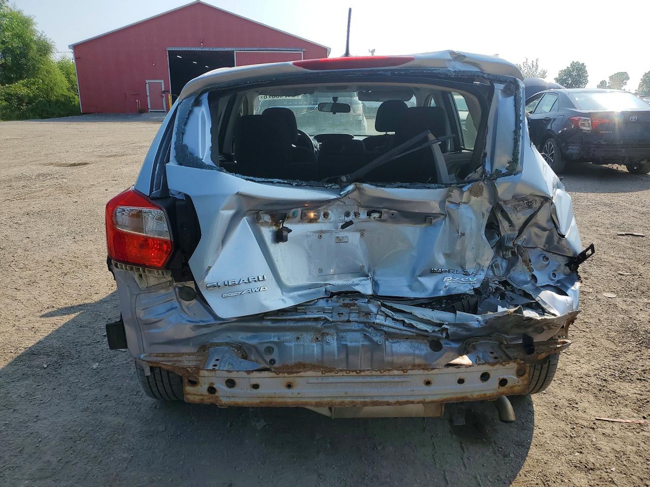 2015 Subaru Impreza Серебряный vin: JF1GPAA6XF8279511