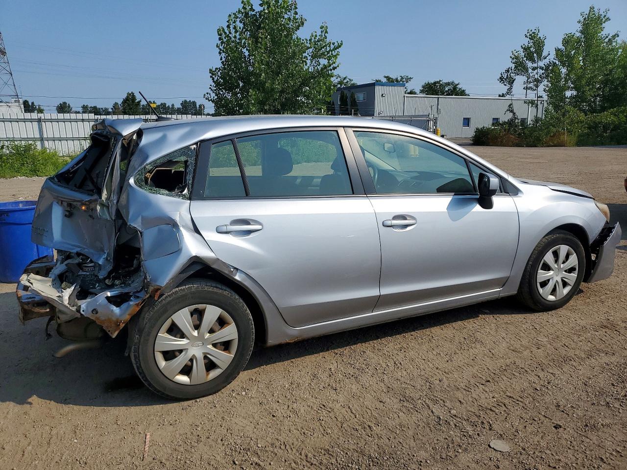 2015 Subaru Impreza Серебряный vin: JF1GPAA6XF8279511