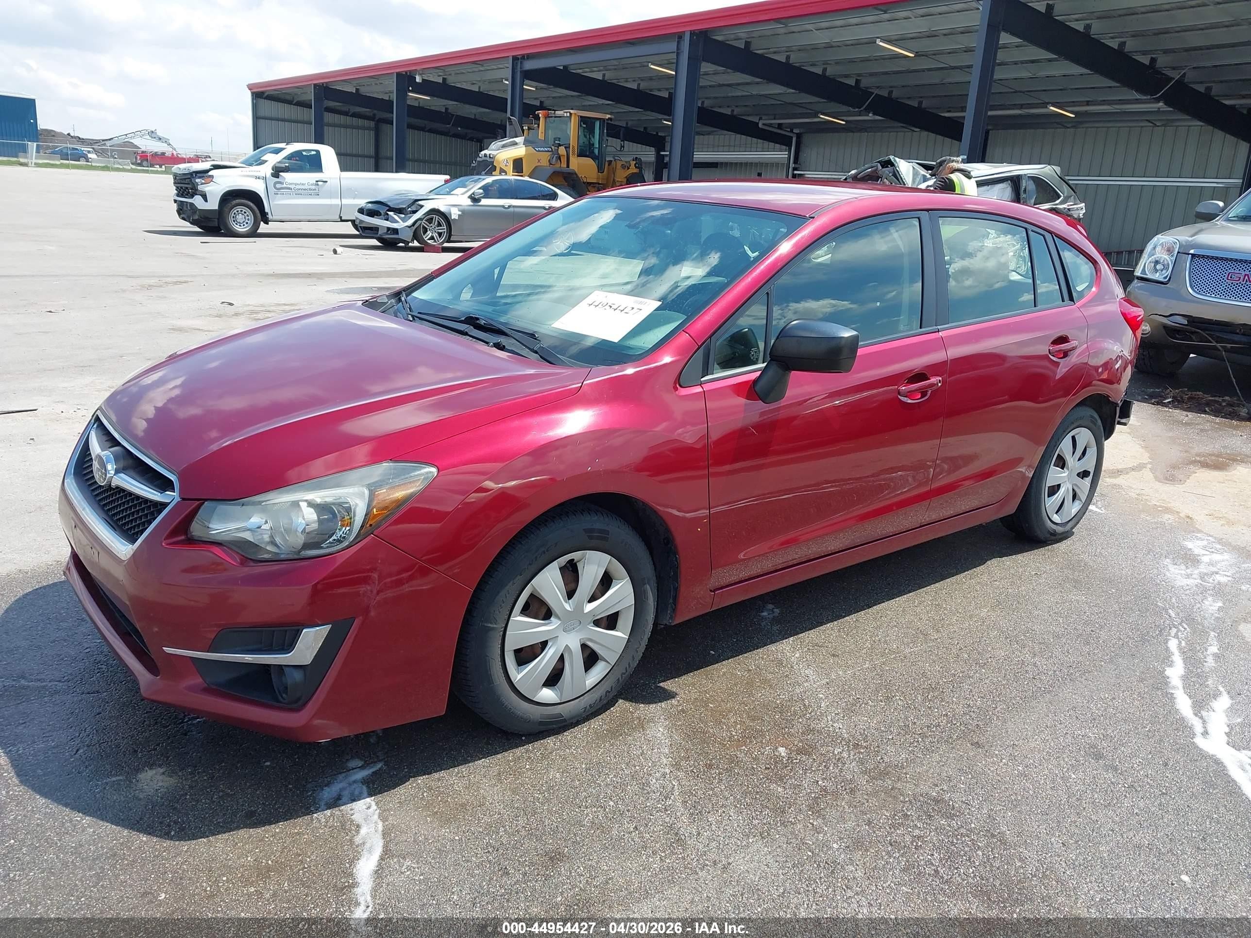 2015 Subaru Impreza 2.0i Red vin: JF1GPAA6XFH200368
