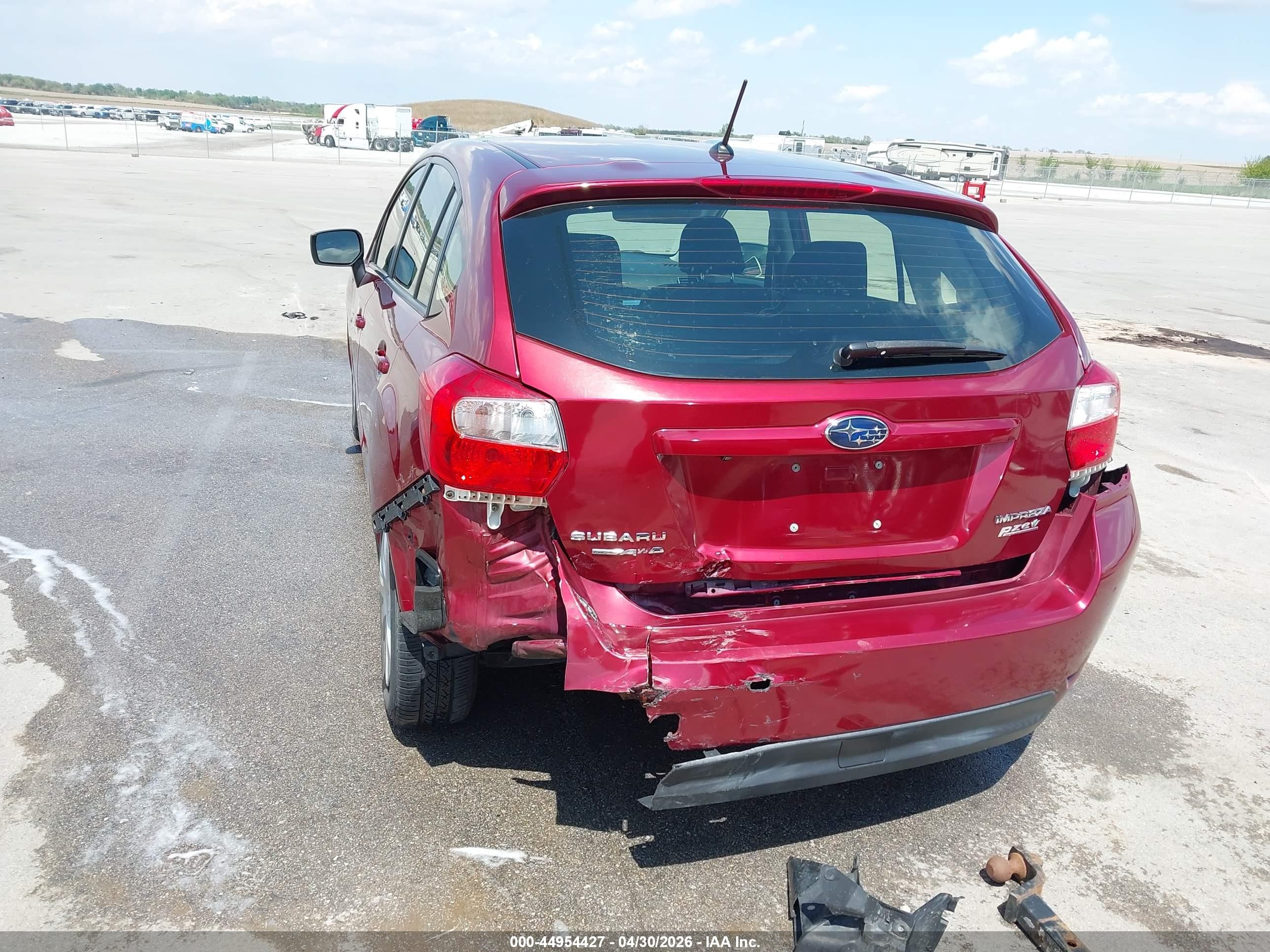 2015 Subaru Impreza 2.0i Red vin: JF1GPAA6XFH200368