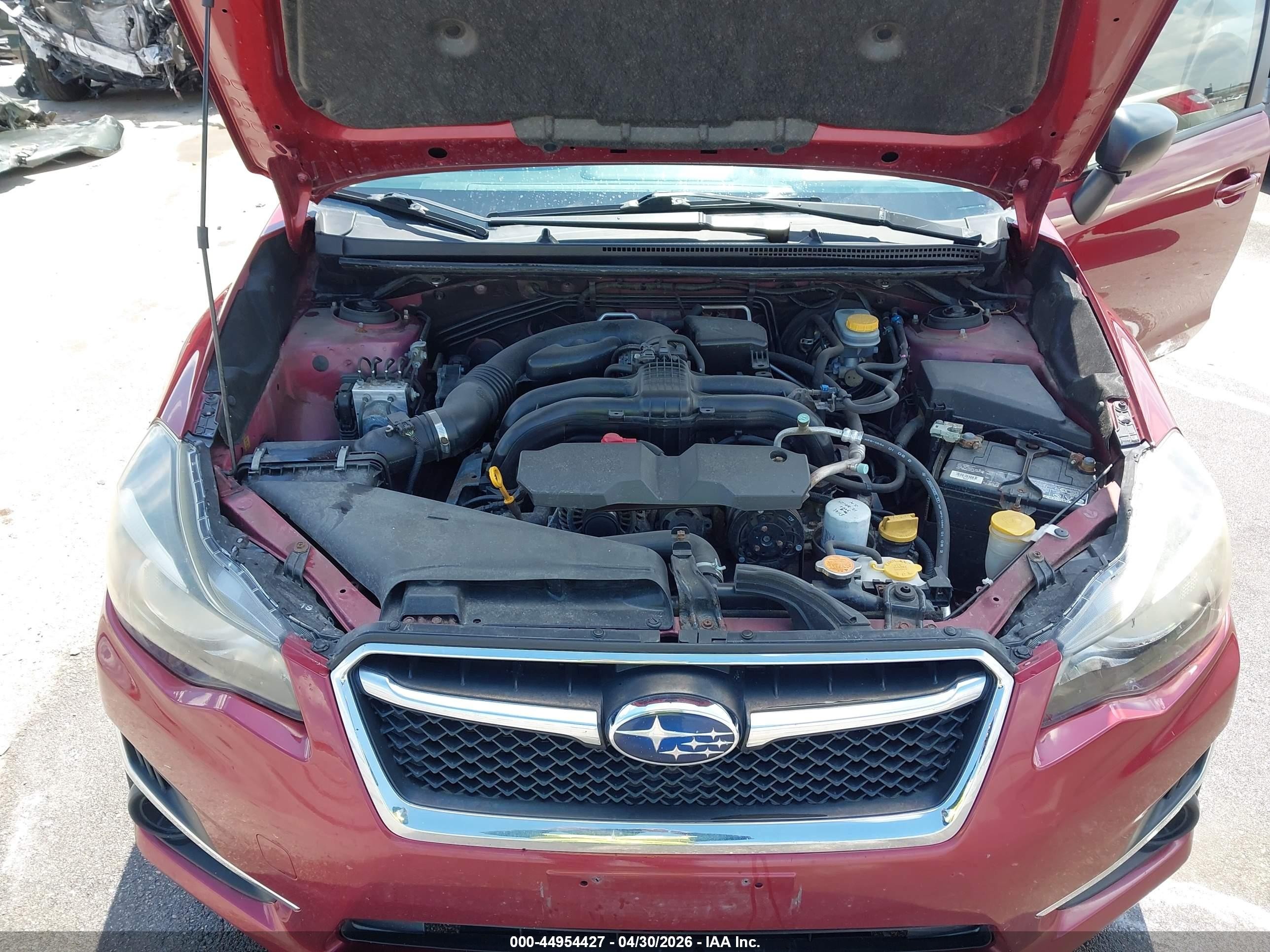 2015 Subaru Impreza 2.0i Red vin: JF1GPAA6XFH200368