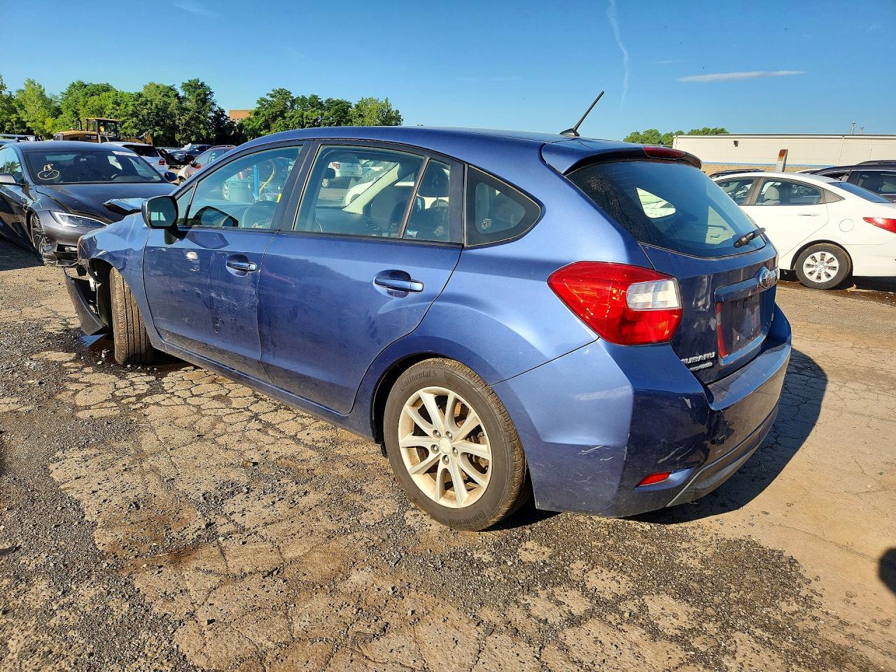 2013 Subaru Impreza Premium Blue vin: JF1GPAB60D2890534