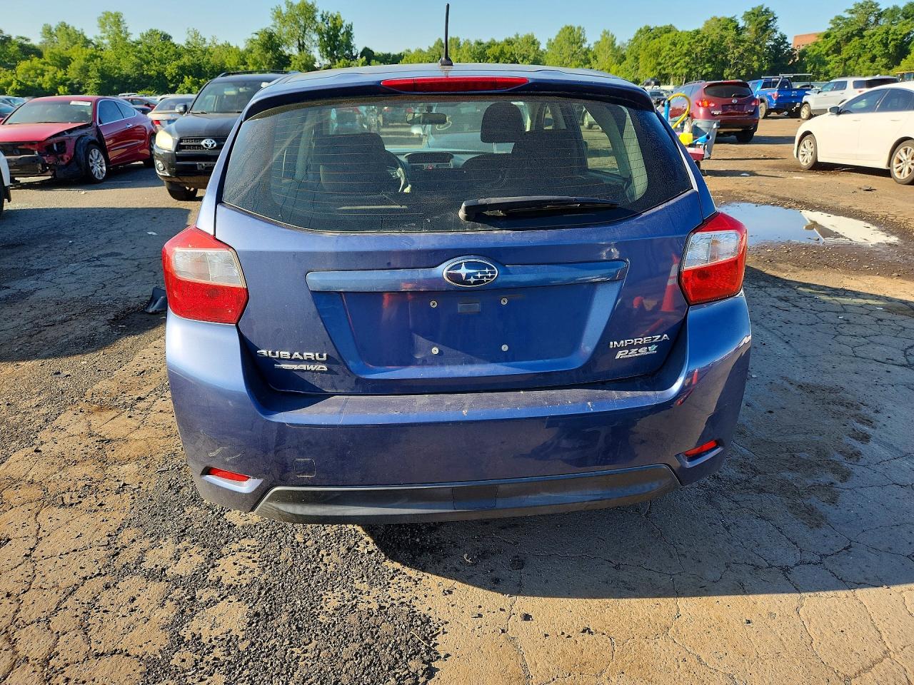 2013 Subaru Impreza Premium Blue vin: JF1GPAB60D2890534