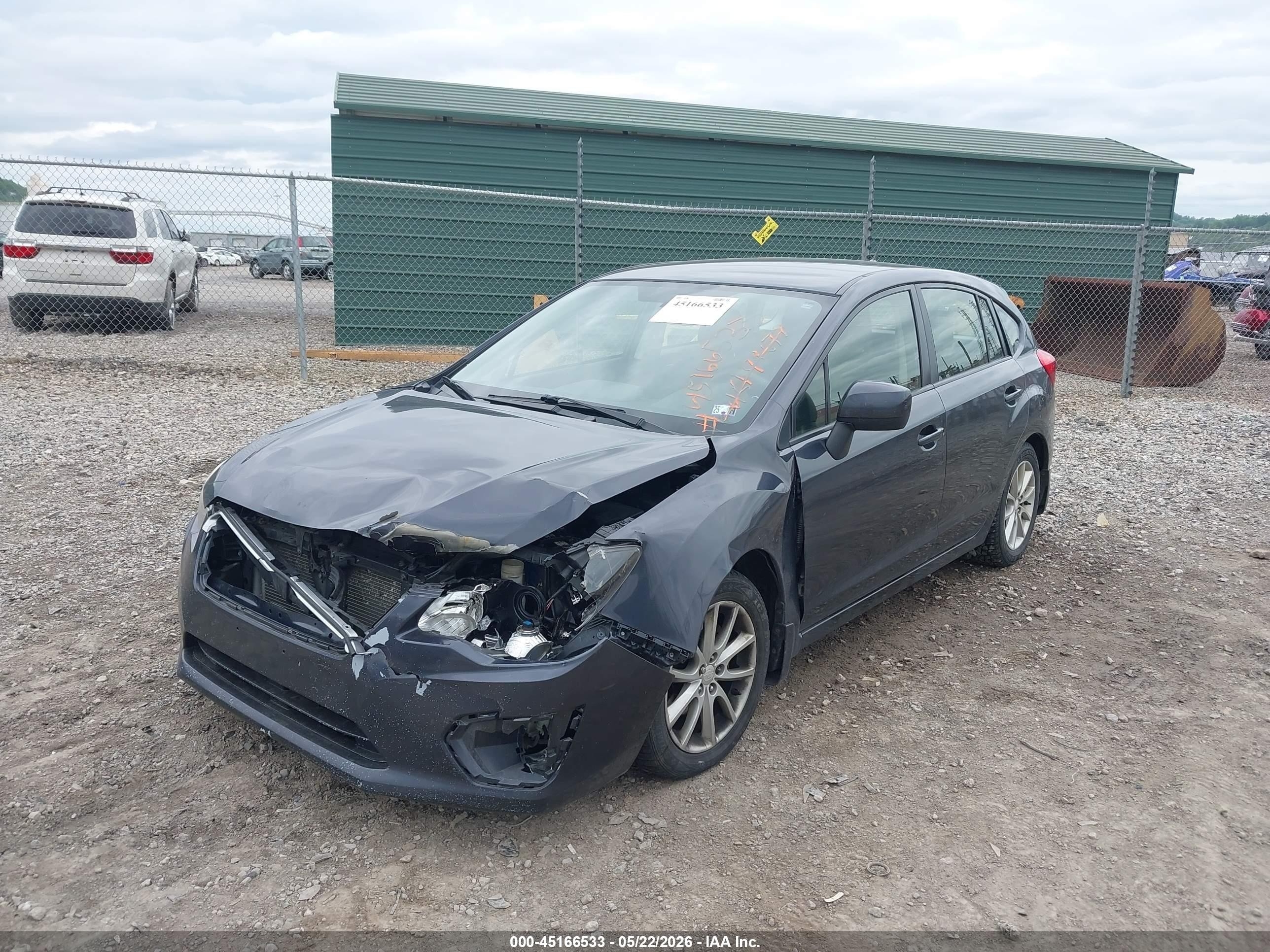 2013 Subaru Impreza 2.0i Premium Серый vin: JF1GPAB61DH835913