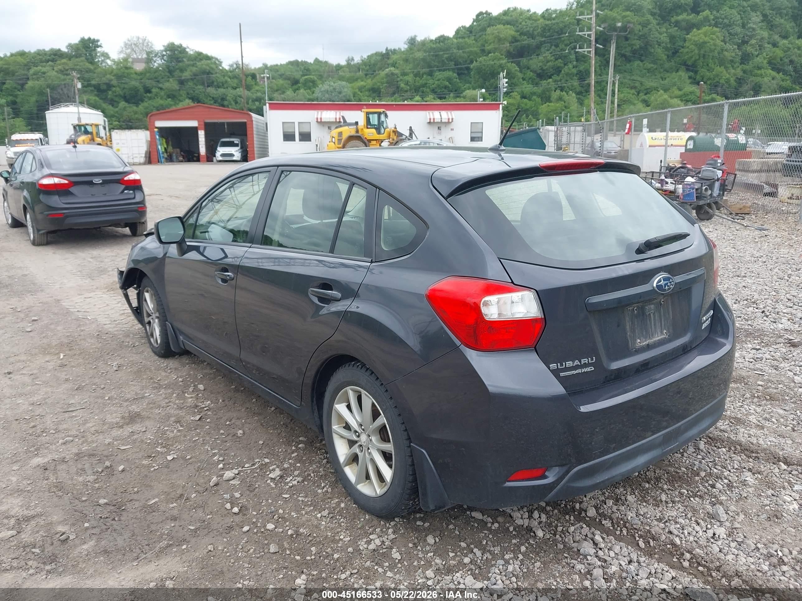 2013 Subaru Impreza 2.0i Premium Серый vin: JF1GPAB61DH835913