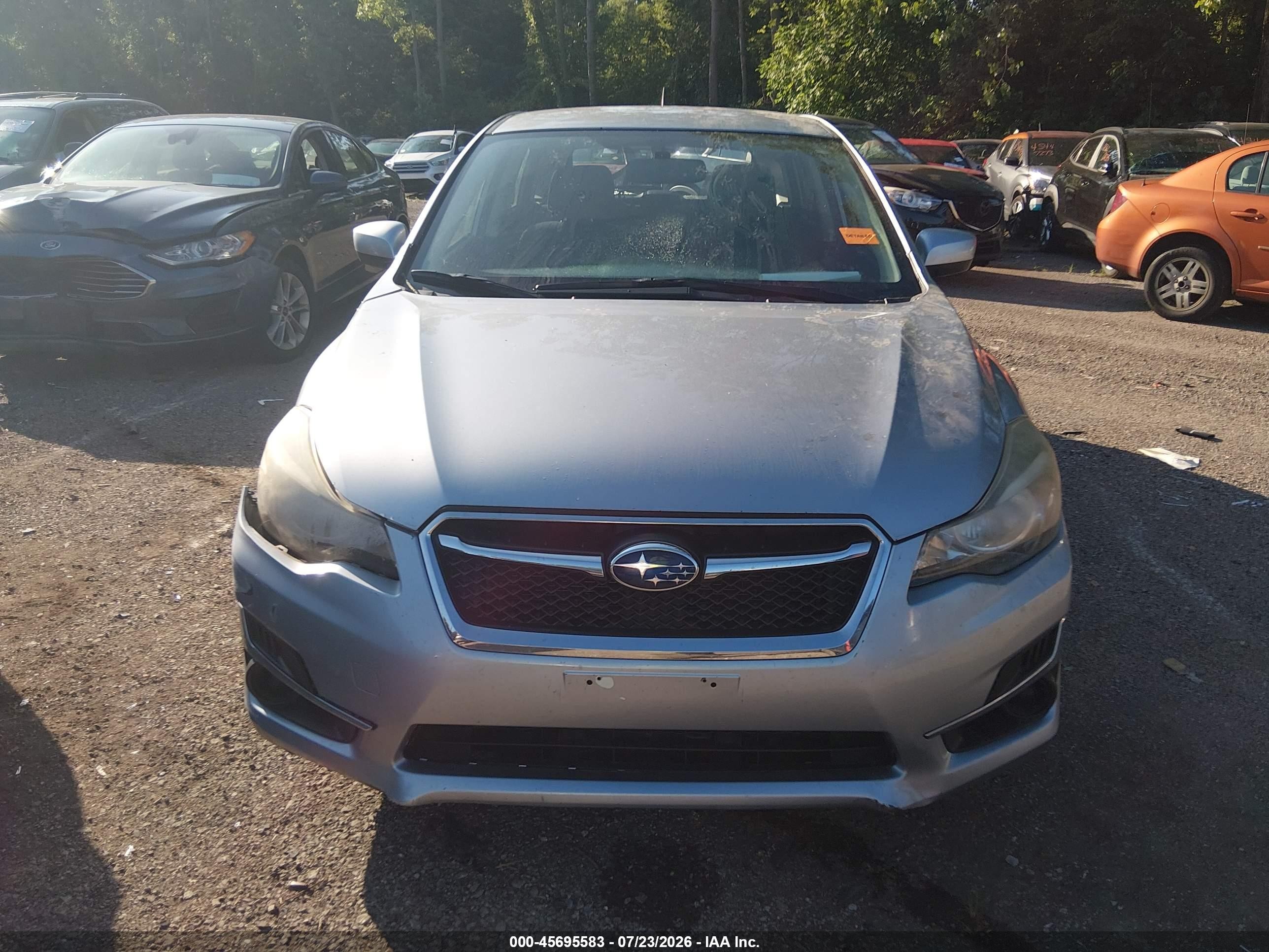 2016 Subaru Impreza 2.0i Premium Silver vin: JF1GPAB62G8272018