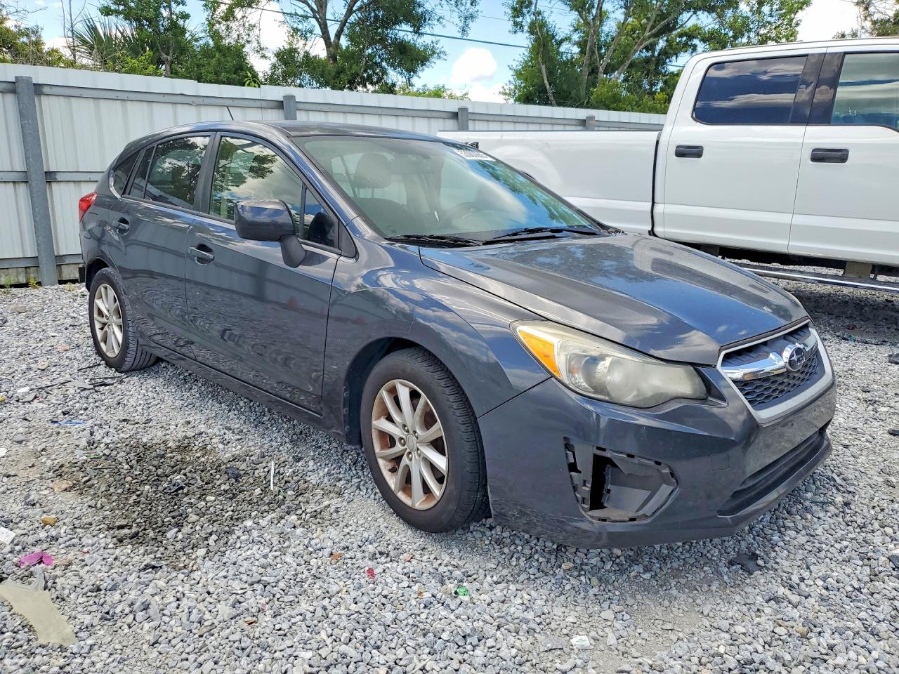 2012 Subaru Impreza Premium W/co Gray vin: JF1GPAB63CH243895