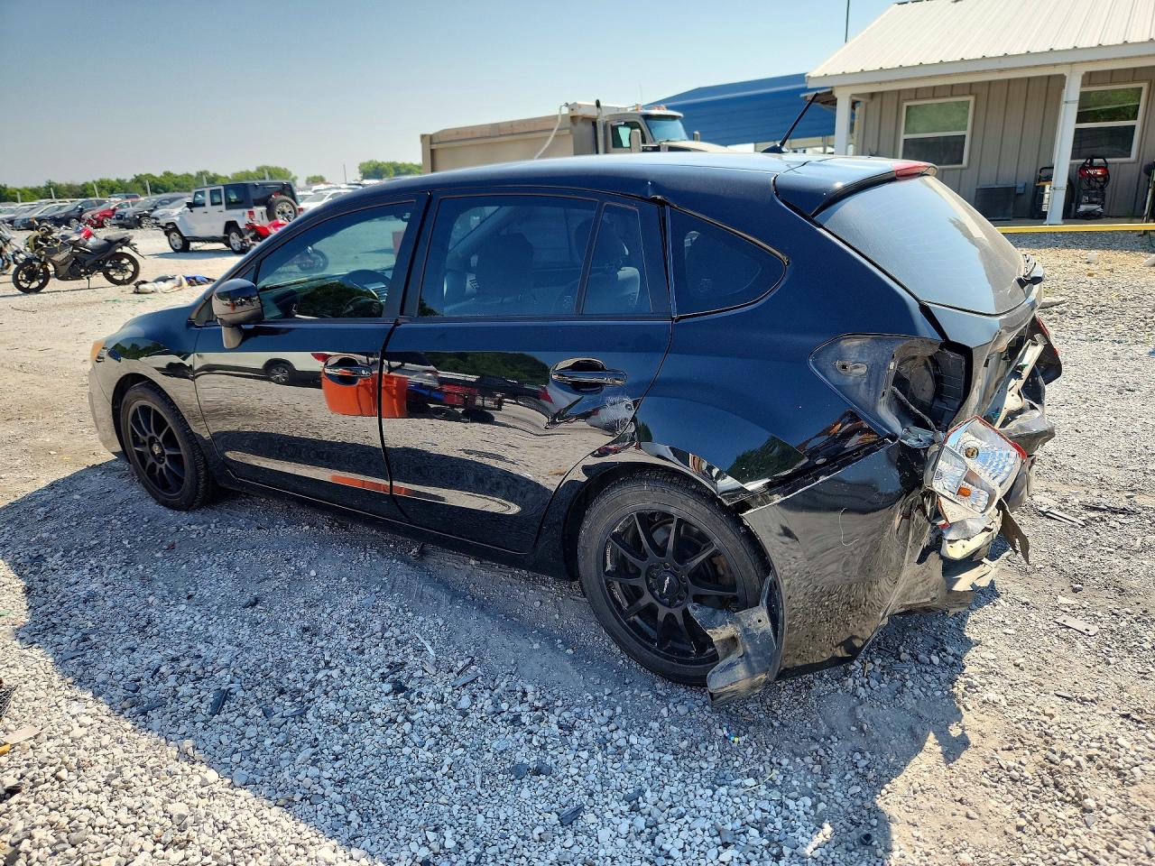 2014 Subaru Impreza Premium Black vin: JF1GPAB65EH208438