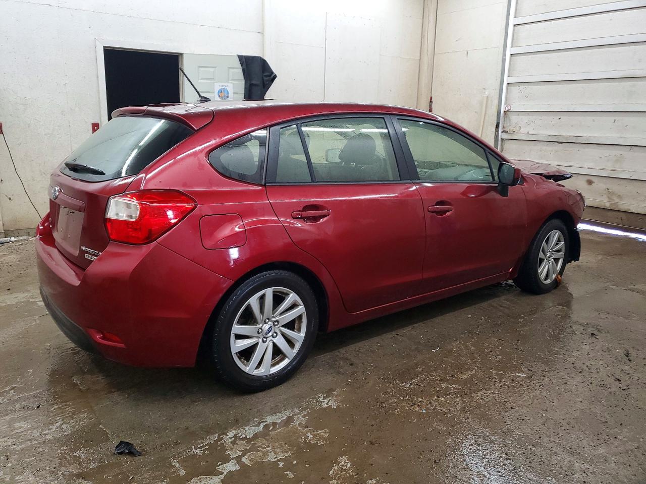 2016 Subaru Impreza Premium Maroon vin: JF1GPAB66G8326243