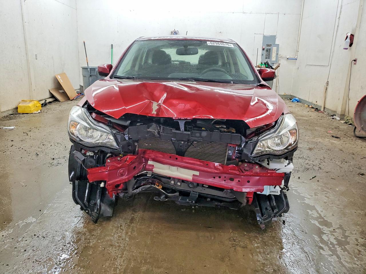 2016 Subaru Impreza Premium Maroon vin: JF1GPAB66G8326243