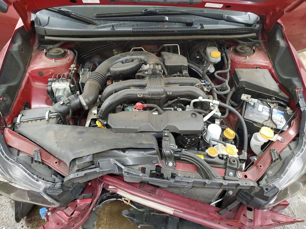 2016 Subaru Impreza Premium Maroon vin: JF1GPAB66G8326243