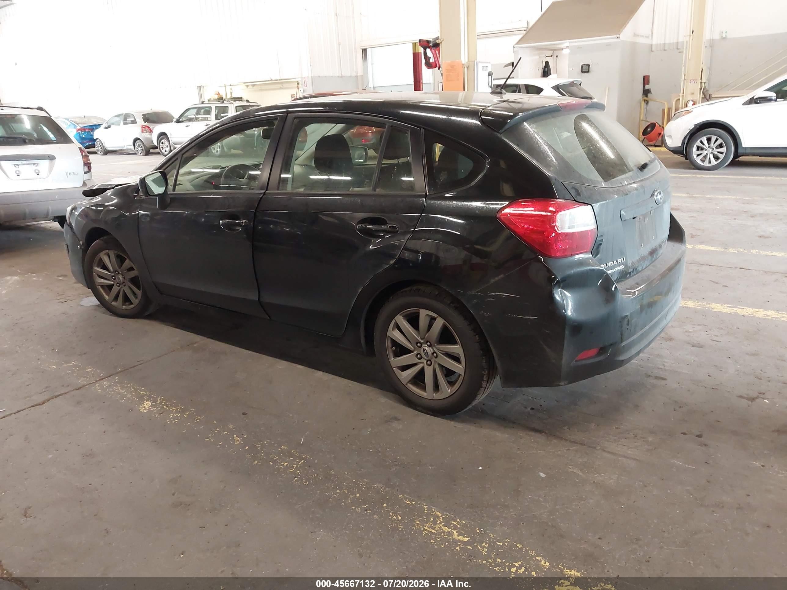 2016 Subaru Impreza 2.0i Premium Black vin: JF1GPAB69G8269827