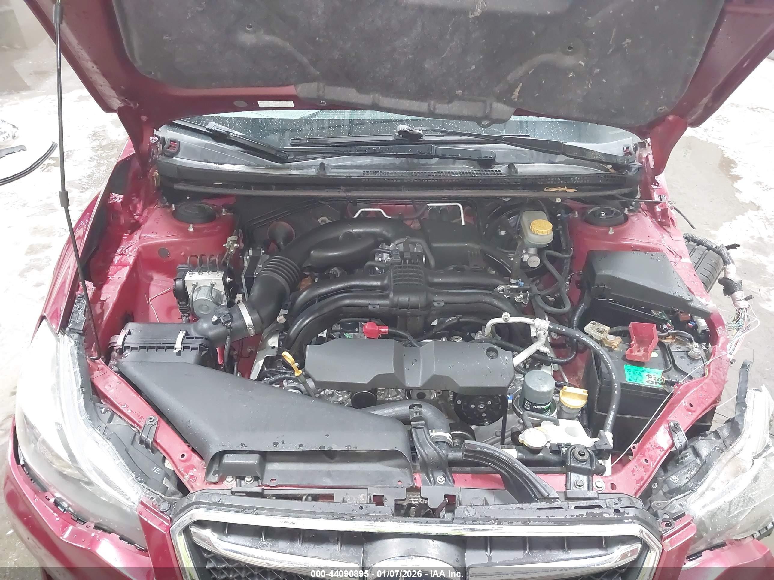 2016 Subaru Impreza 2.0i Premium Red vin: JF1GPAB69G8272257