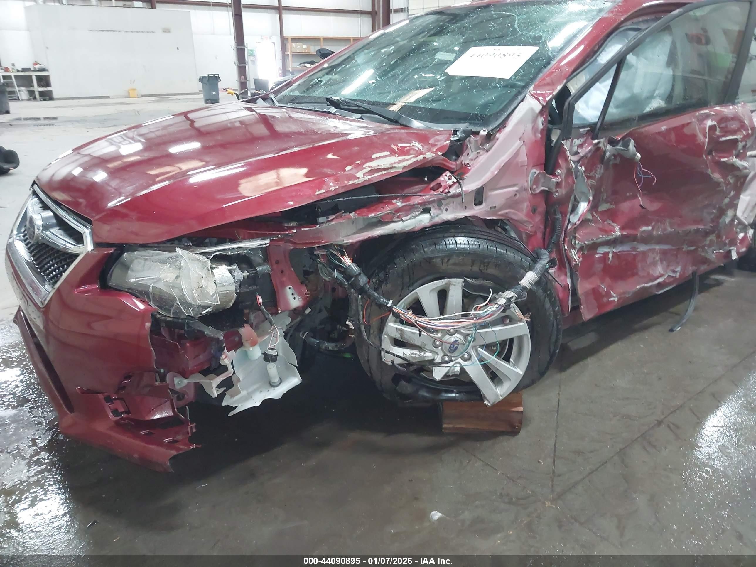 2016 Subaru Impreza 2.0i Premium Red vin: JF1GPAB69G8272257
