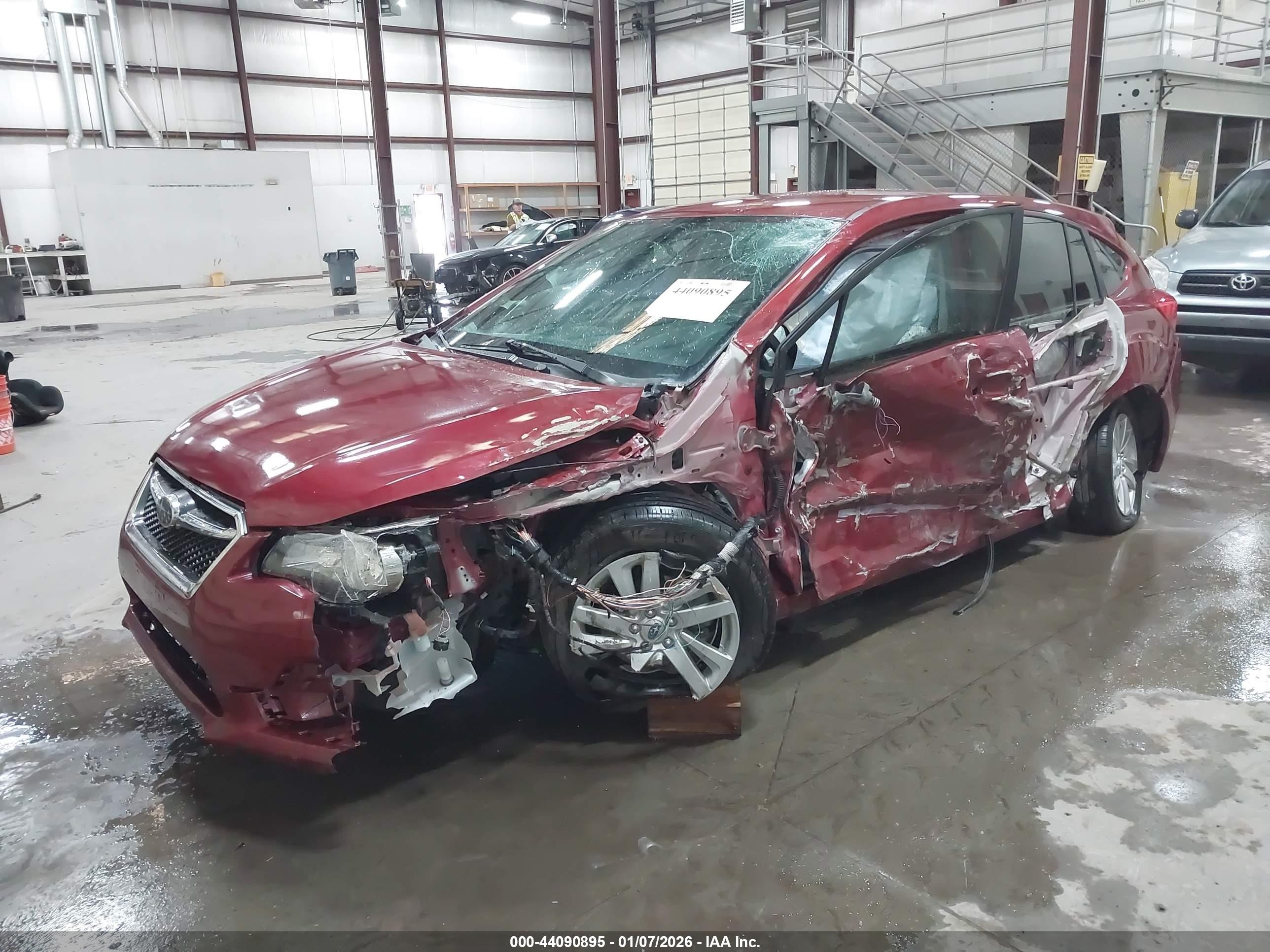 2016 Subaru Impreza 2.0i Premium Red vin: JF1GPAB69G8272257