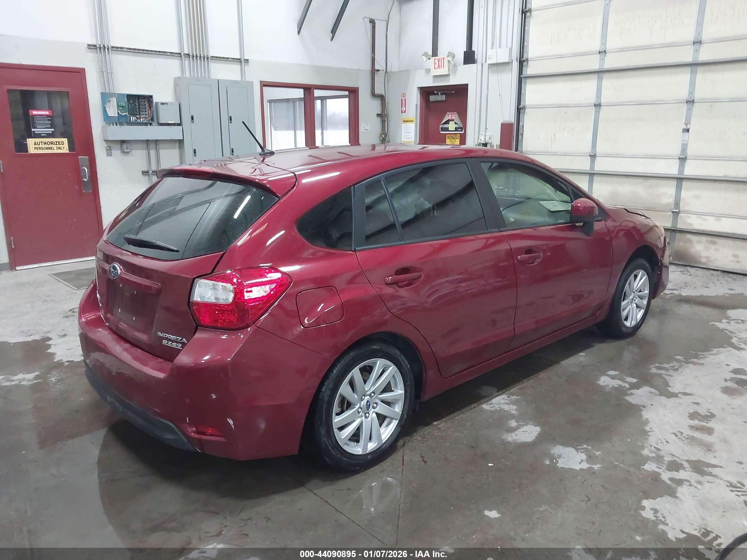 2016 Subaru Impreza 2.0i Premium Red vin: JF1GPAB69G8272257