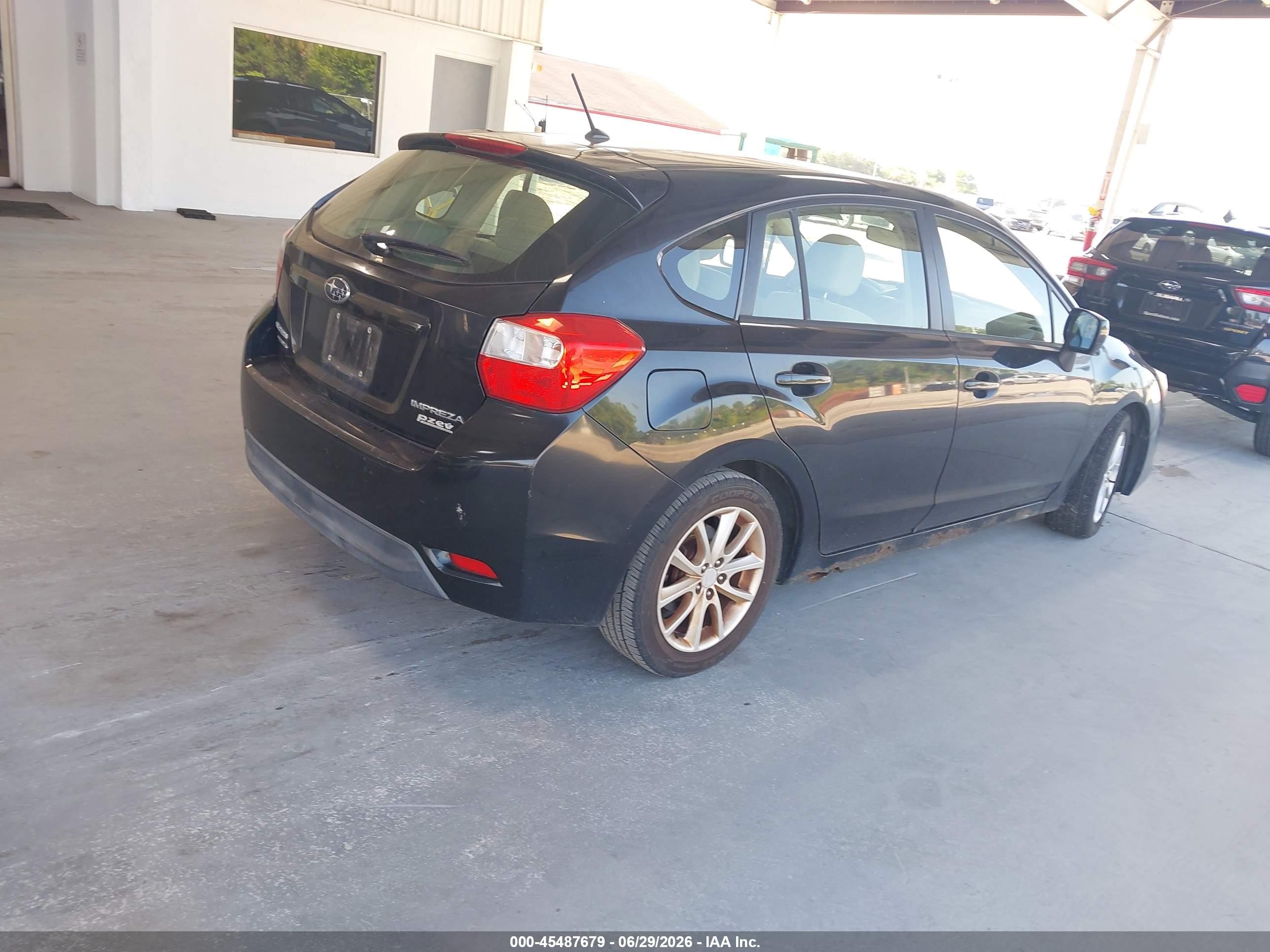 2013 Subaru Impreza 2.0i Premium Black vin: JF1GPAB6XDH814753