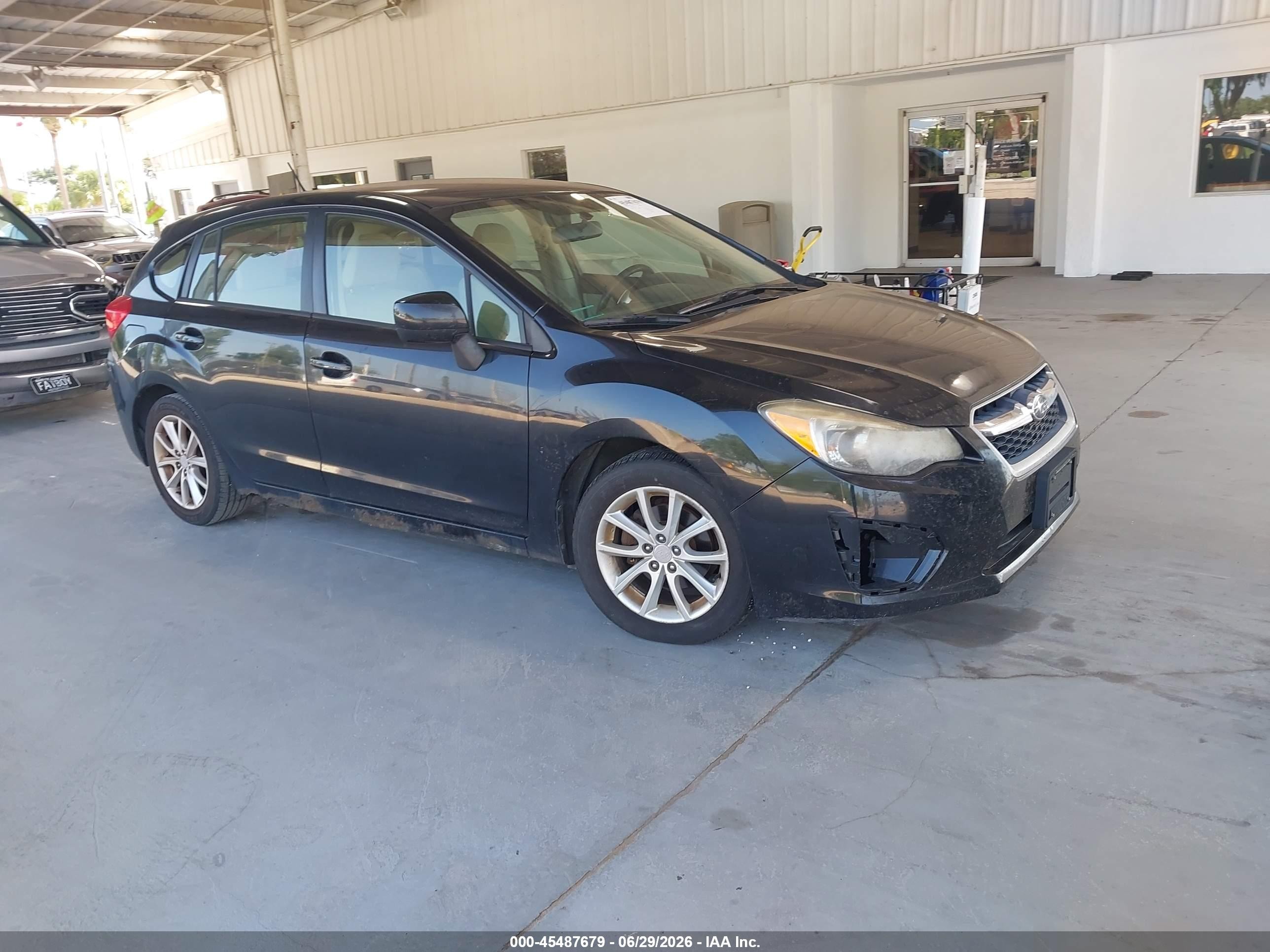2013 Subaru Impreza 2.0i Premium Black vin: JF1GPAB6XDH814753