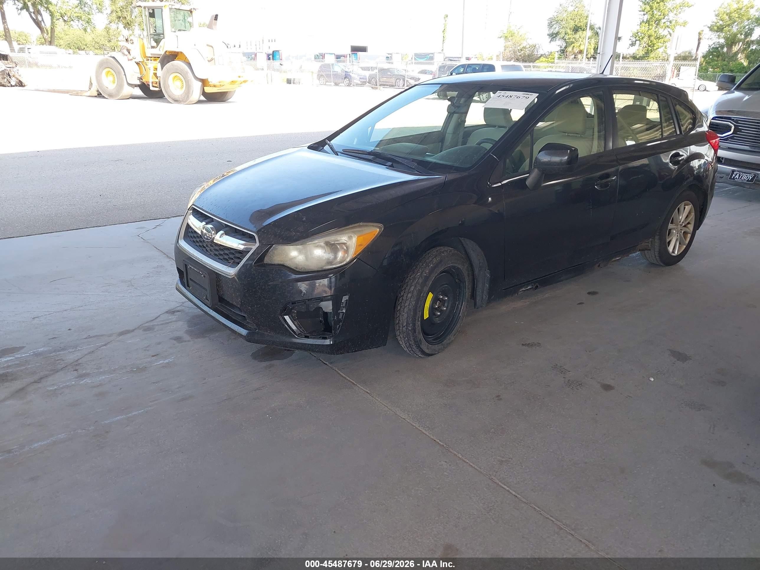 2013 Subaru Impreza 2.0i Premium Black vin: JF1GPAB6XDH814753