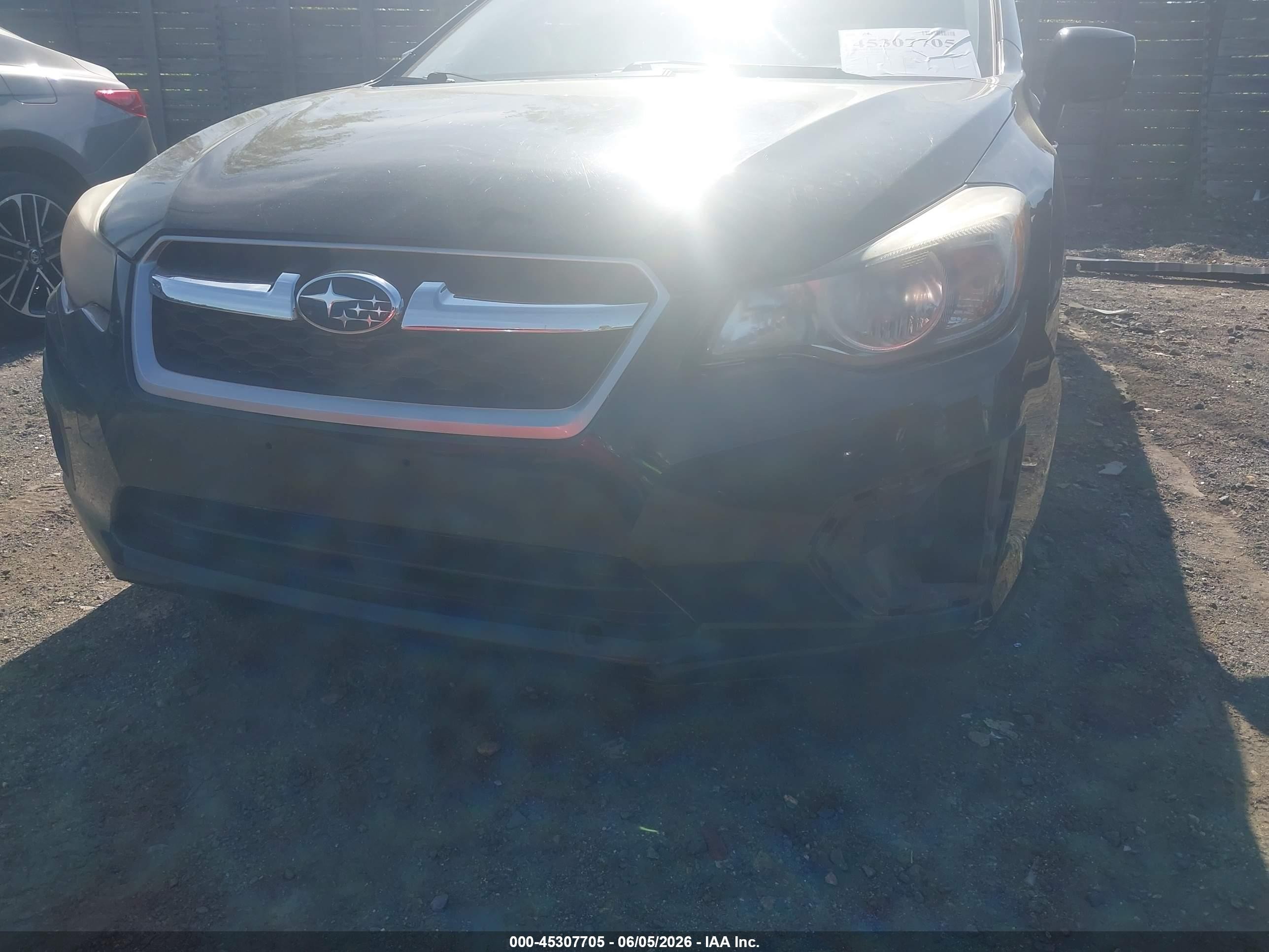 2012 Subaru Impreza 2.0i Premium Black vin: JF1GPAC60CG205495