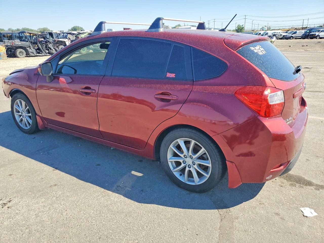 2012 Subaru Impreza Burgundy vin: JF1GPAC60CG210373