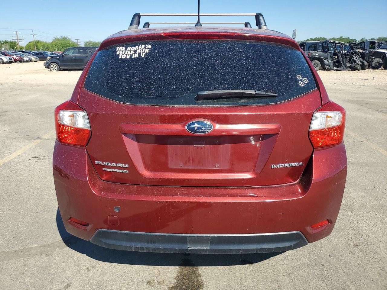 2012 Subaru Impreza Burgundy vin: JF1GPAC60CG210373