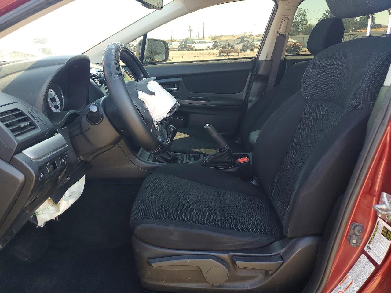 2012 Subaru Impreza Burgundy vin: JF1GPAC60CG210373