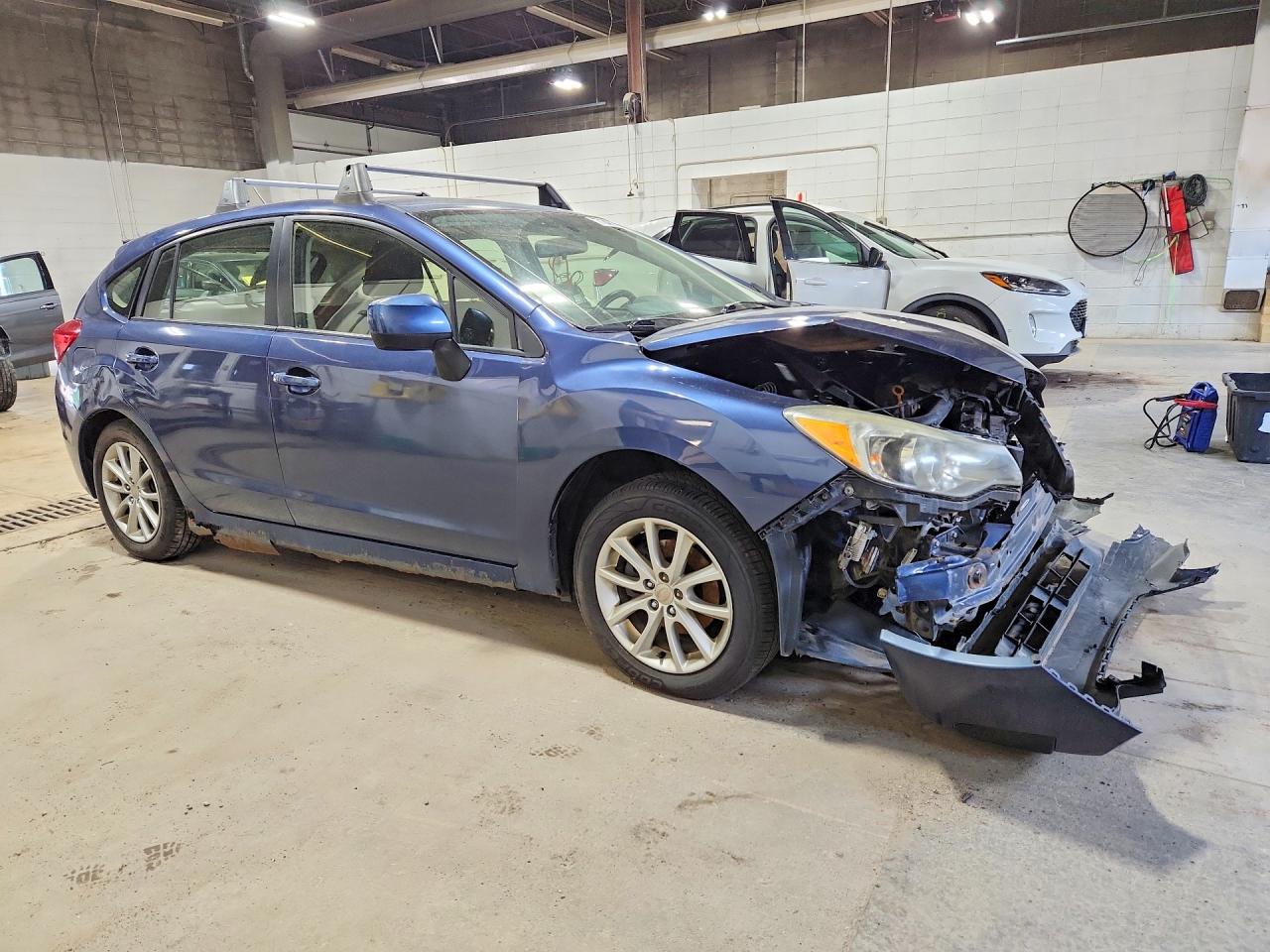 2012 Subaru Impreza Premium Blue vin: JF1GPAC60CH232710