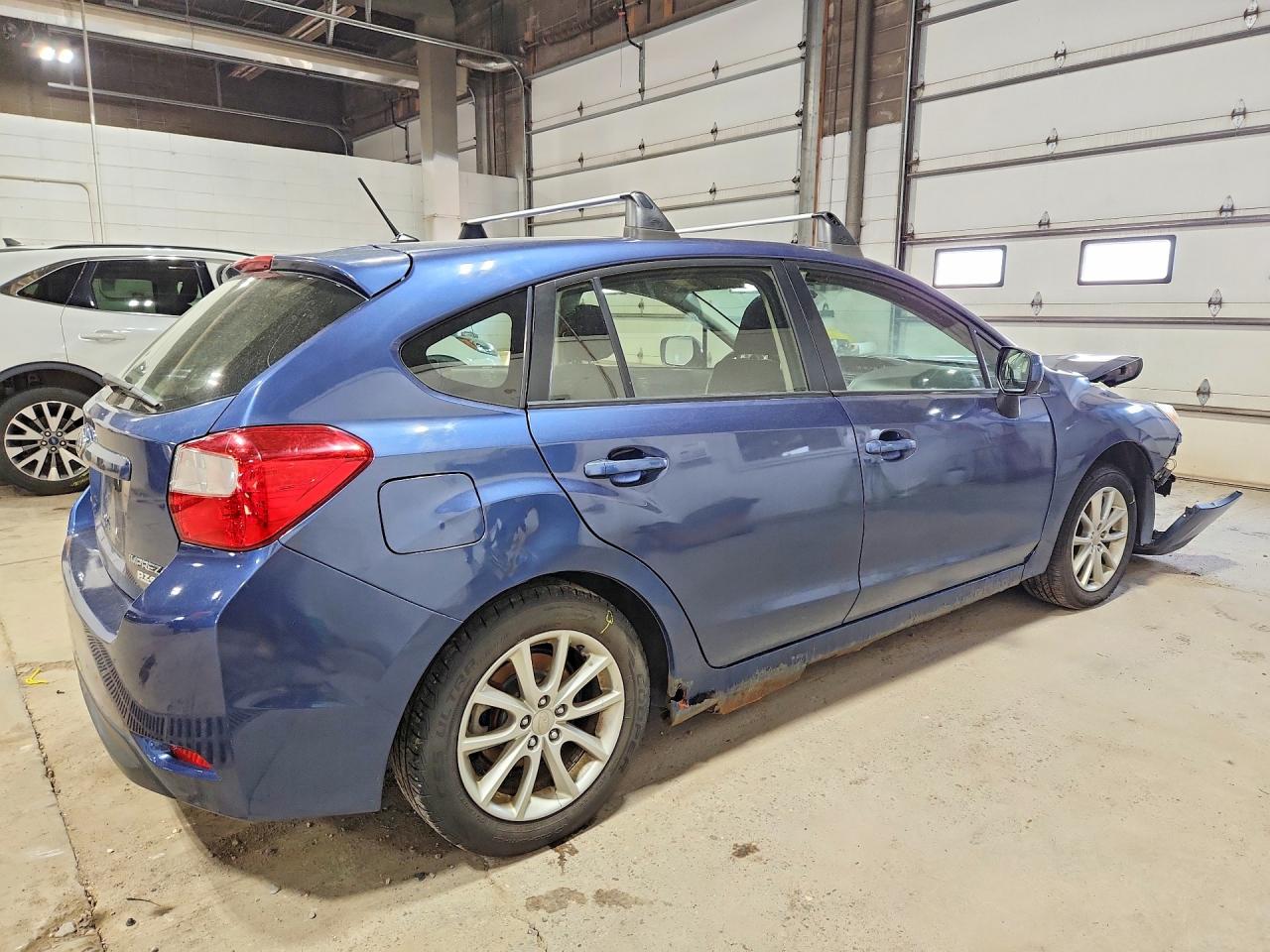 2012 Subaru Impreza Premium Blue vin: JF1GPAC60CH232710